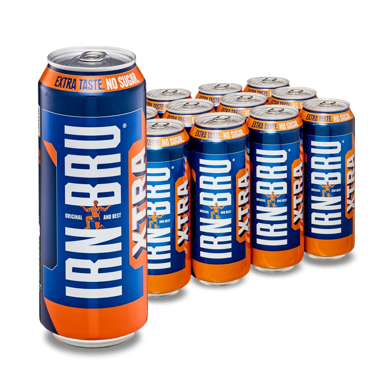 IRN-BRU Regular, 24 Pack Iconic Flavoured Fizzy Drinks Multipack Cans - 24 x 330ml Cans — view 18