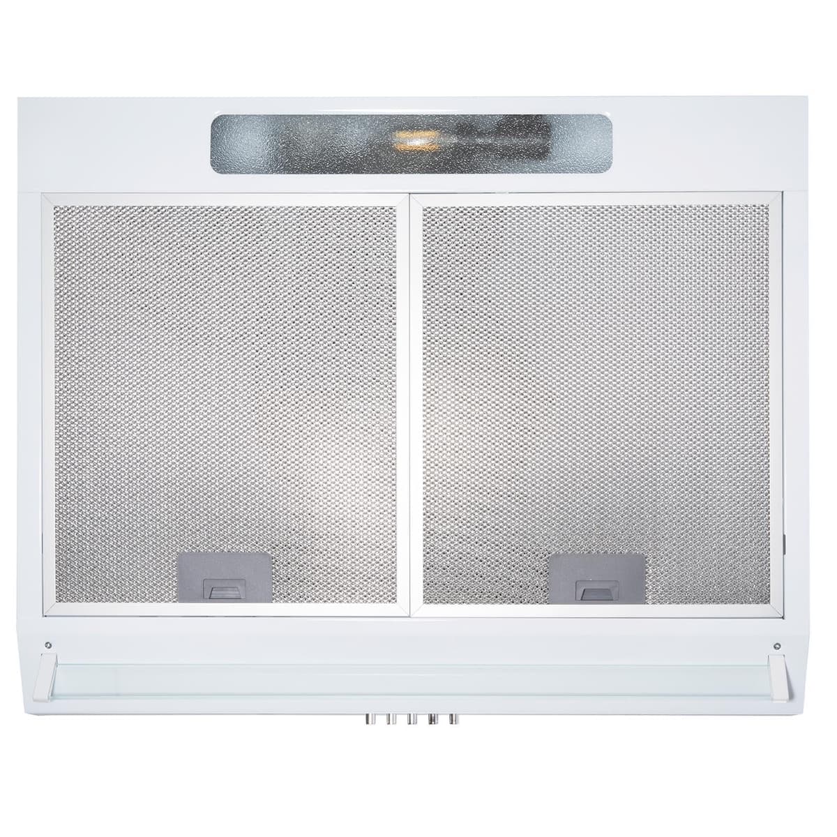SIA VSR60WH 60cm Visor Cooker Hood, Kitchen Extractor Fan, Under Cabinet Wall Mounted, Top Vented, White — view 5
