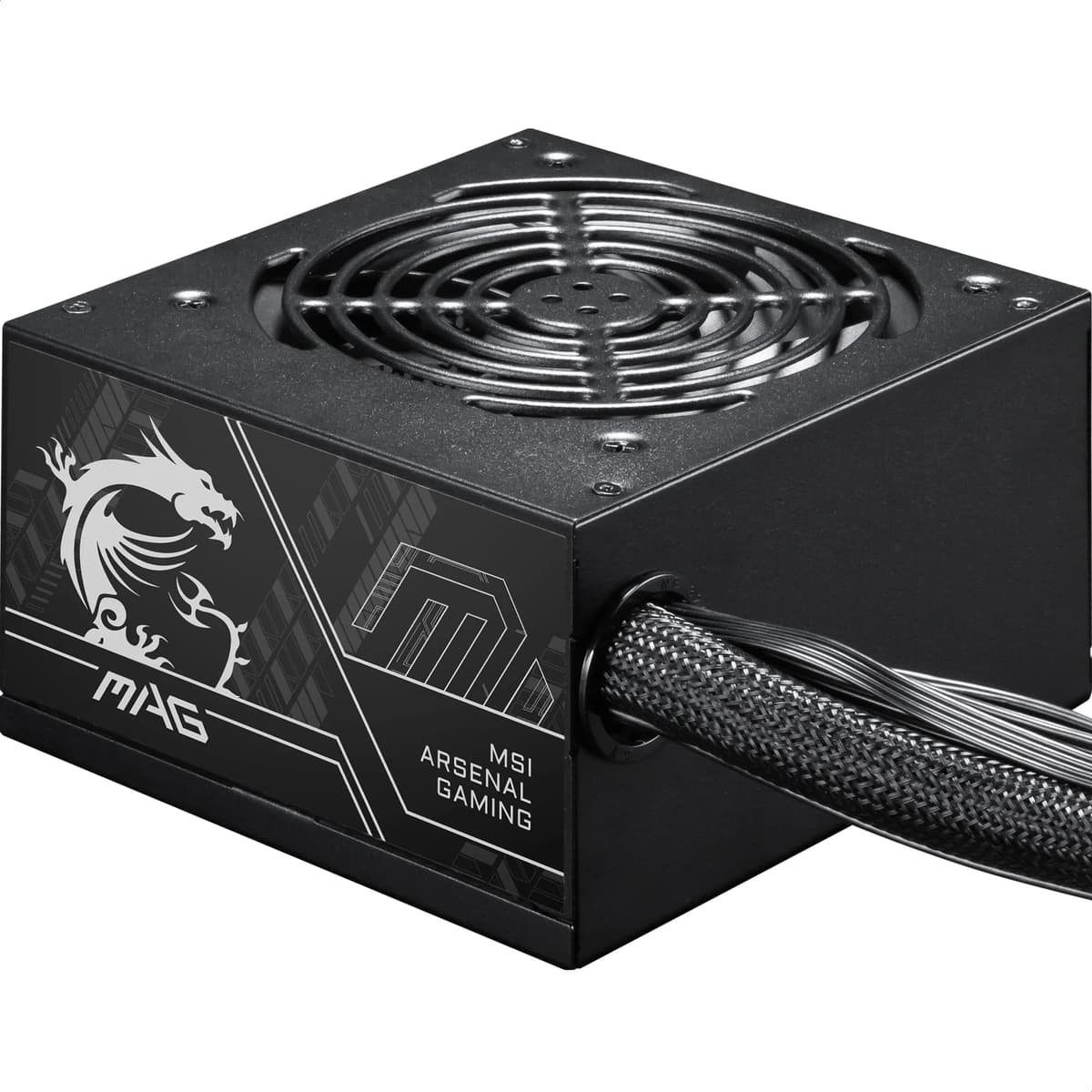 MSI MAG A750GL PCIE5 Power Supply Unit, 750W, 80 Plus Gold, Fully Modular, ATX 3.0, PCIe 5.0 GPU Support, 120mm FDB Fan, Full-Bridge LLC, Flat Black Cables - 7 Year Warranty — view 14