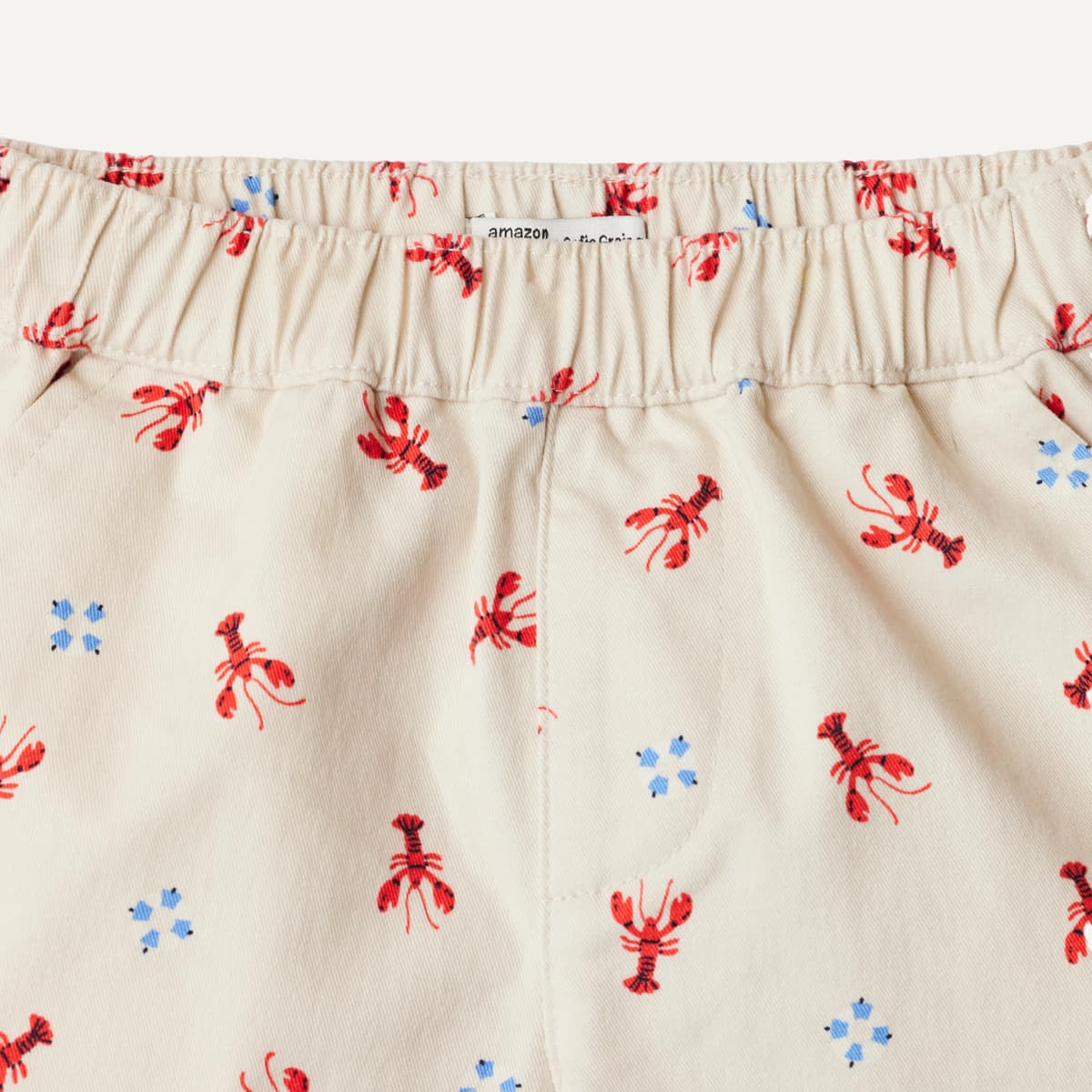 Amazon Essentials x Sofia Grainge Pantalones Cortos de Sarga de Algodón sin Cordones Unisex Bebé — view 2