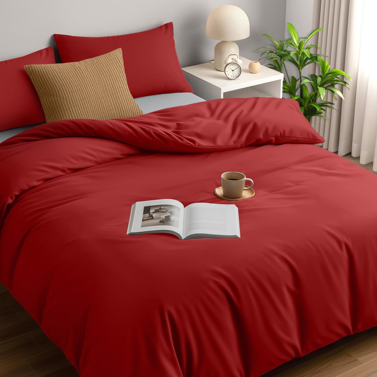 Utopia Bedding Duvet Cover Double - Soft Microfibre Polyester - Bedding Quilt Cover Set, with Pillow cases (Grey) — view 18