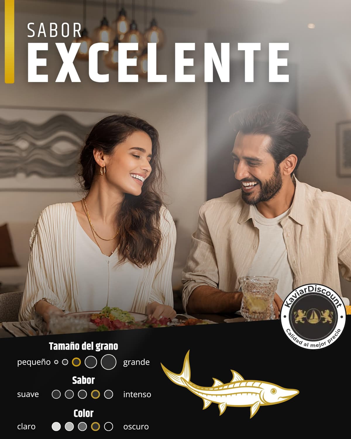 Osietra Kaviar Select - Cuchara de nácar (125 g) Cría de la UE — view 4