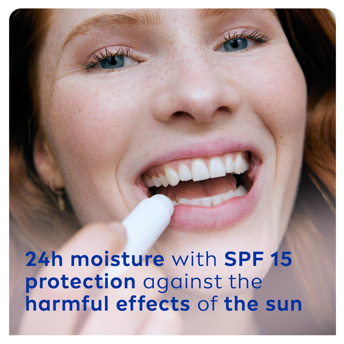 NIVEA Lip Balm Hydro Care with SPF 15 (4.8g), Hydrating Lip Balm with Shea Butter, Natural Oils and Vitamins, Provides 24 Hour Moisture and Protection — view 2