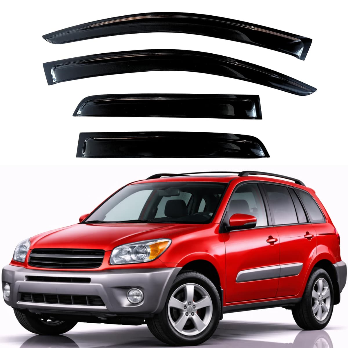 KPY Rain Guards Fit for 2006-2013 Lexus IS250 IS350, Out-Channel Window Visors Vent Wind Deflectors 4PC, Car Accessories for 06-13 Lexus is Series — view 58