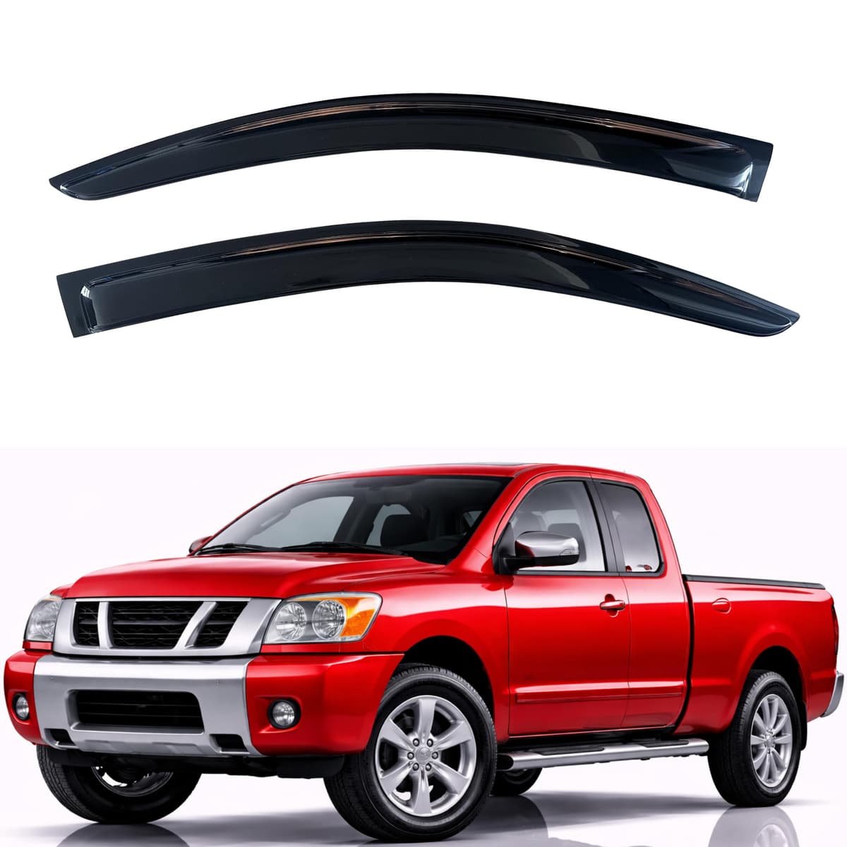 KPY Rain Guards Fit for 2006-2013 Lexus IS250 IS350, Out-Channel Window Visors Vent Wind Deflectors 4PC, Car Accessories for 06-13 Lexus is Series — view 103