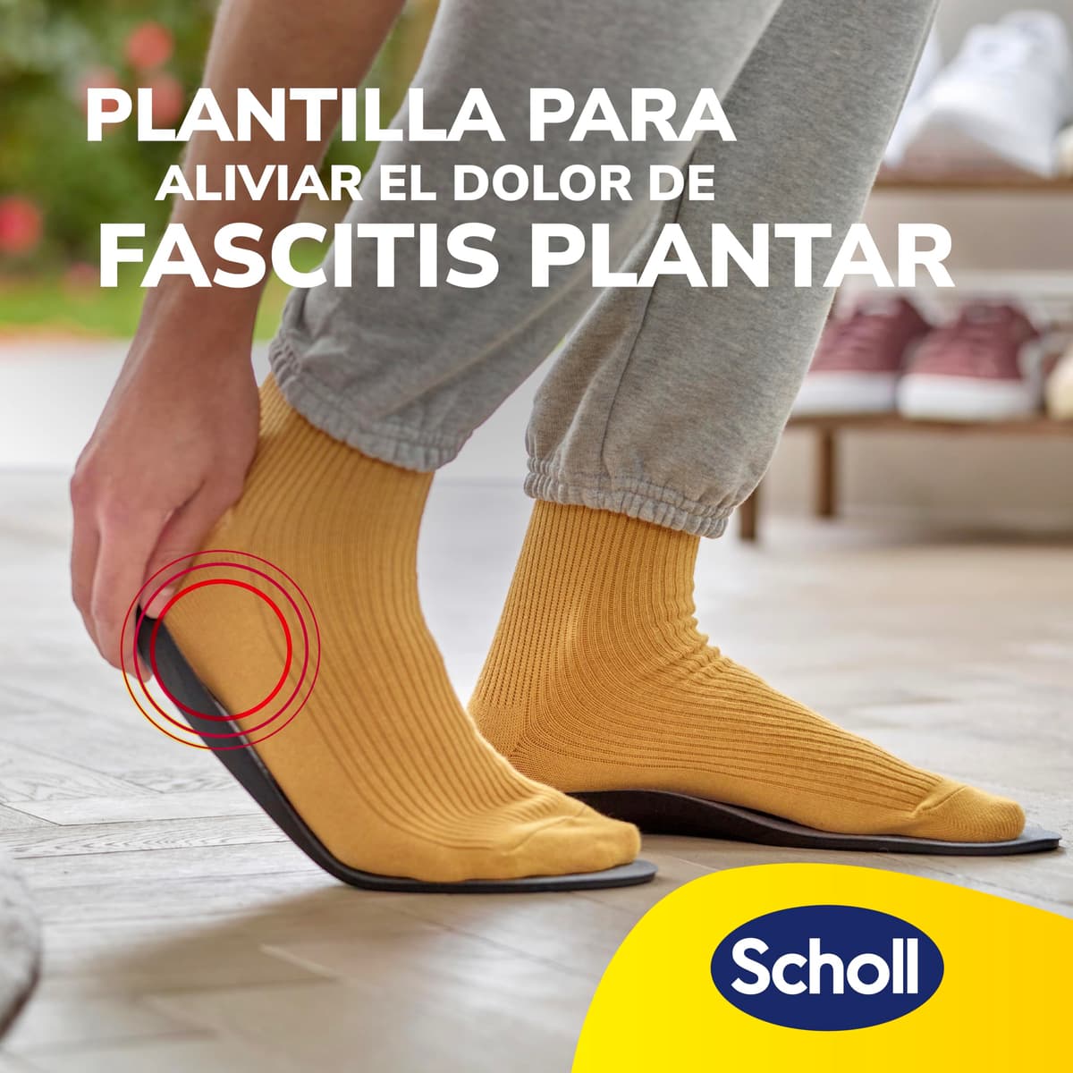 Scholl In-Balance Plantillas Ortopédicas para Hombre y Mujer - Plantillas Fascitis Plantar, Dolor de Talón y Metatarsalgia, Soporte del Arco, Pies Planos y Espolón Calcáneo, Talla L 42,5-45 — view 2