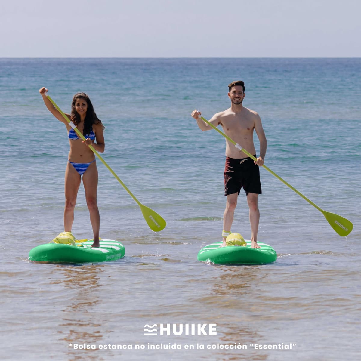 HUIIKE Tabla Paddle Surf Hinchable con Accesorios Incluidos, Remo, Quillas, Inflador. Stand Up Paddle Board Gran Estabilidad y Resistencia. 305 x 84 x 15 cm, Soporta hasta 130 kg — view 8