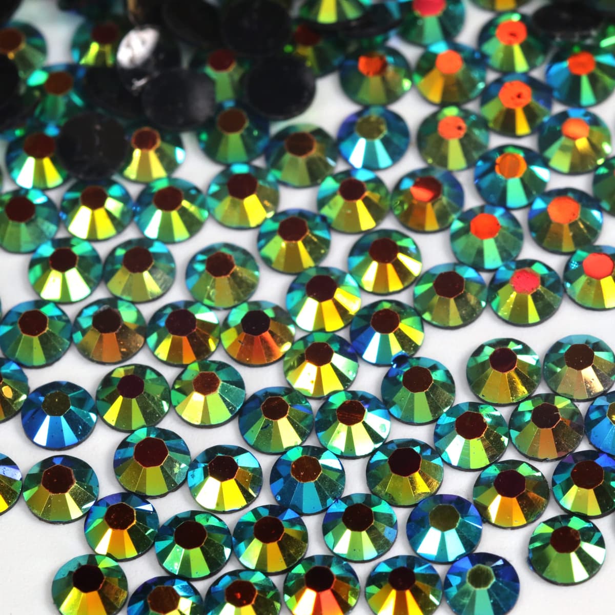 1000pcs 4mm Flat Back Non-Stick Rhinestone Crystal Diamantes Nail Art & Craft Scrapbooking Embellishments 90 Available Colours (4mm, AB Clear #A13) — view 71