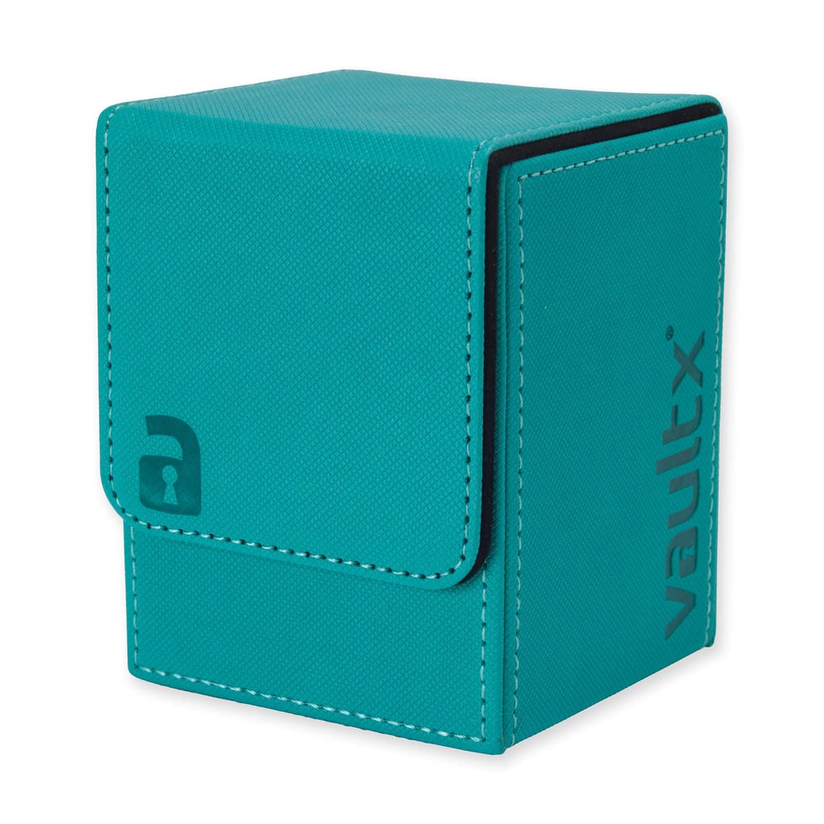 Vault X Caja para mazos de cartas coleccionables de carga lateral, 100+ cartas, material Exo-Tec de primera calidad, tapa magnética extraíble, MTG Commander, TCG (Negro/Amarillo) — view 25