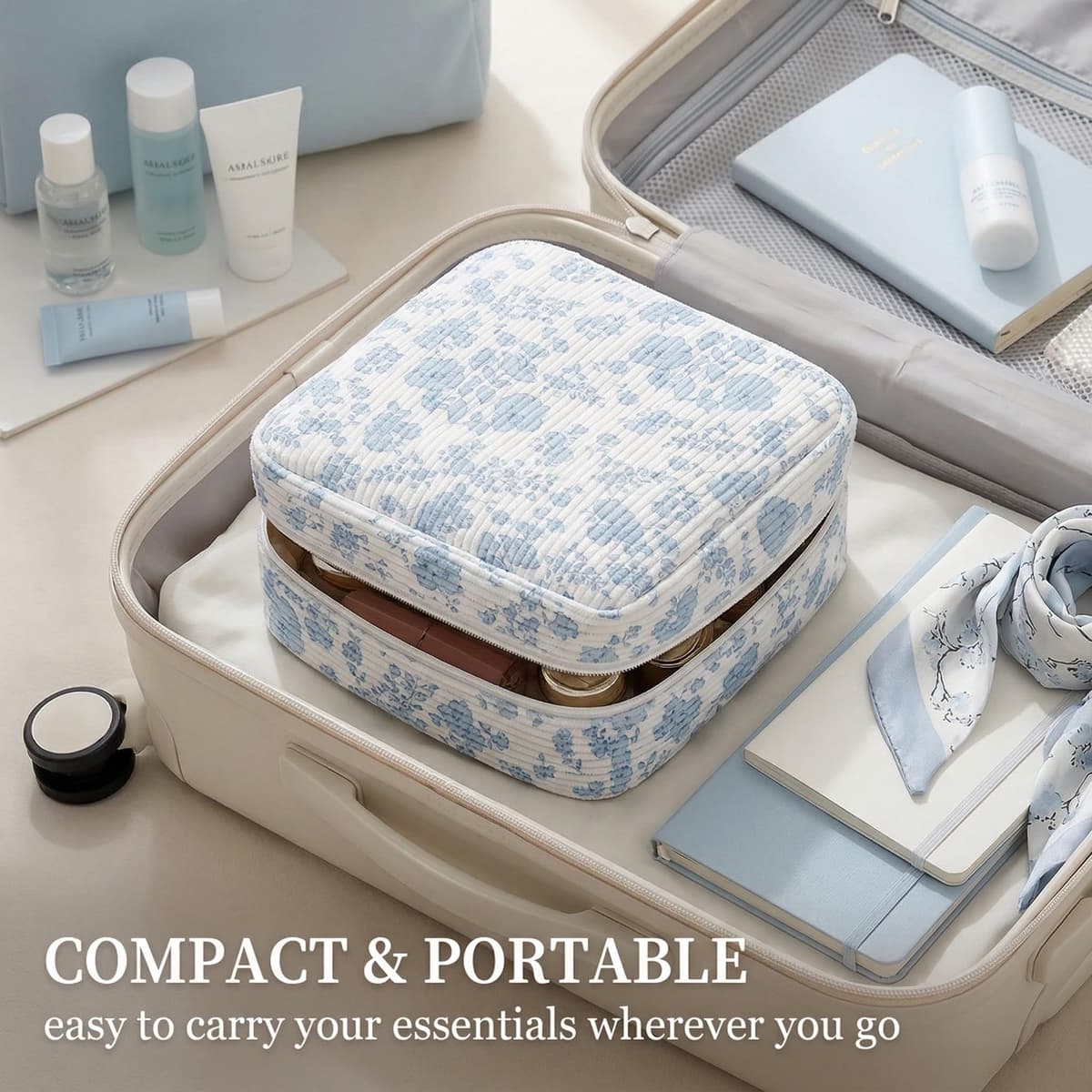 Bolsa para Guardar Compresas, Bolsas Sanitarias Portátiles con Cremallera, para Mujer Niñas Adolescent — view 2