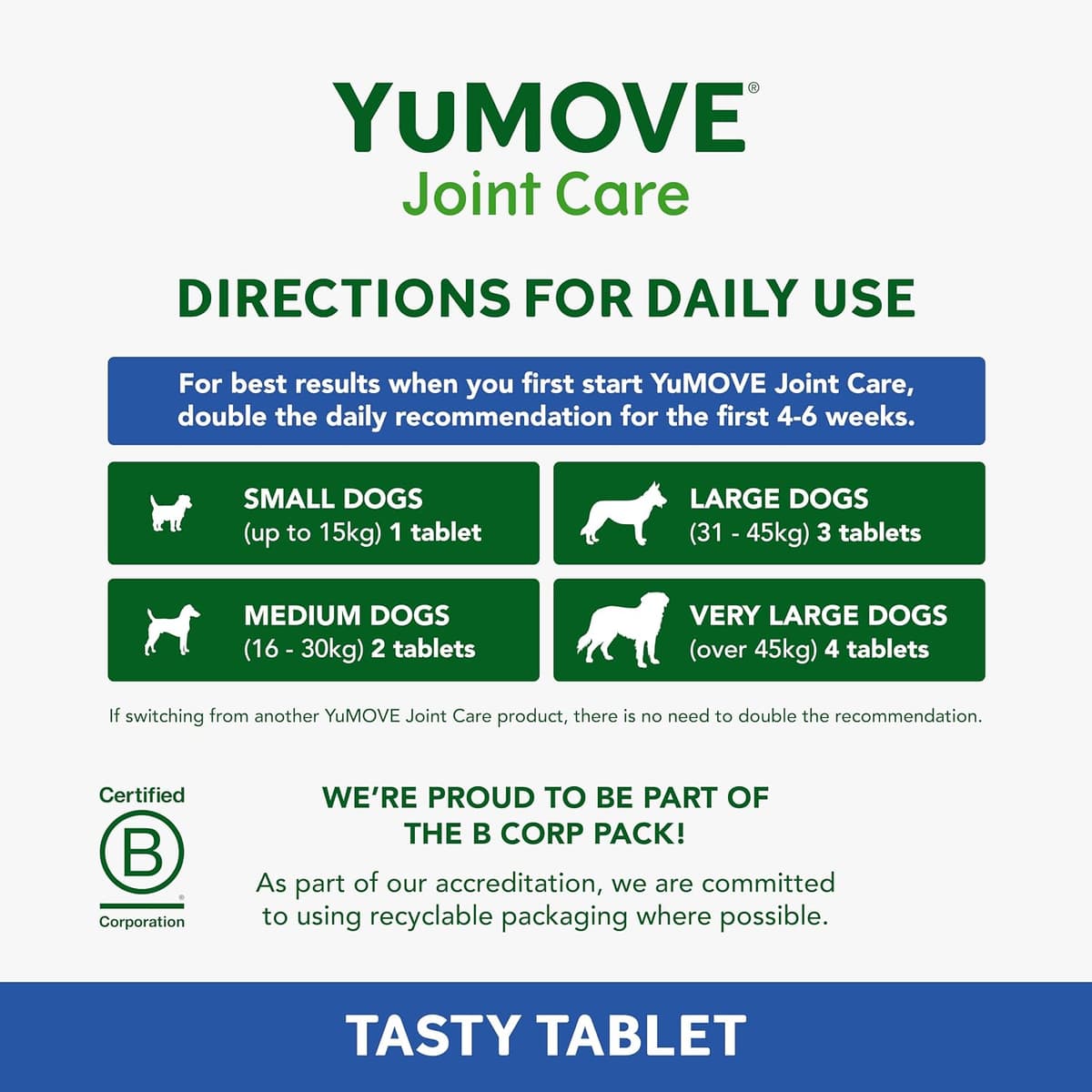 YuMOVE Senior Dog Joint Supplement, High Strength for Joint Care, Essential Dog Hip and Joint Support for Senior Dogs Aged 8+ — view 4