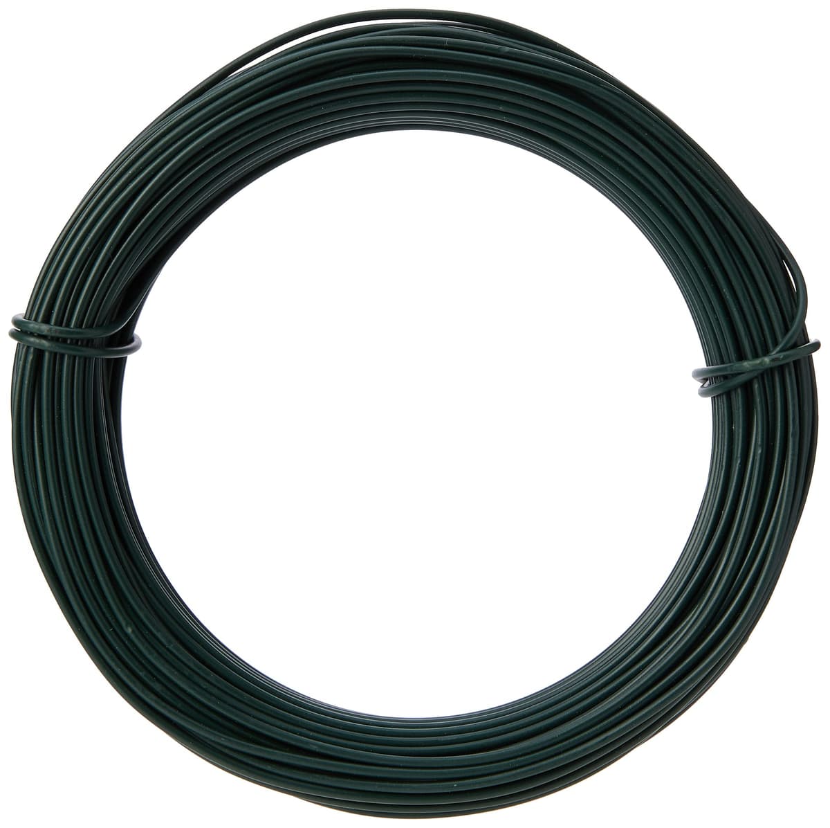 Tildenet 3070490 30m/ 2mm Plastic Coated Garden Wire Coil, Green — view 3