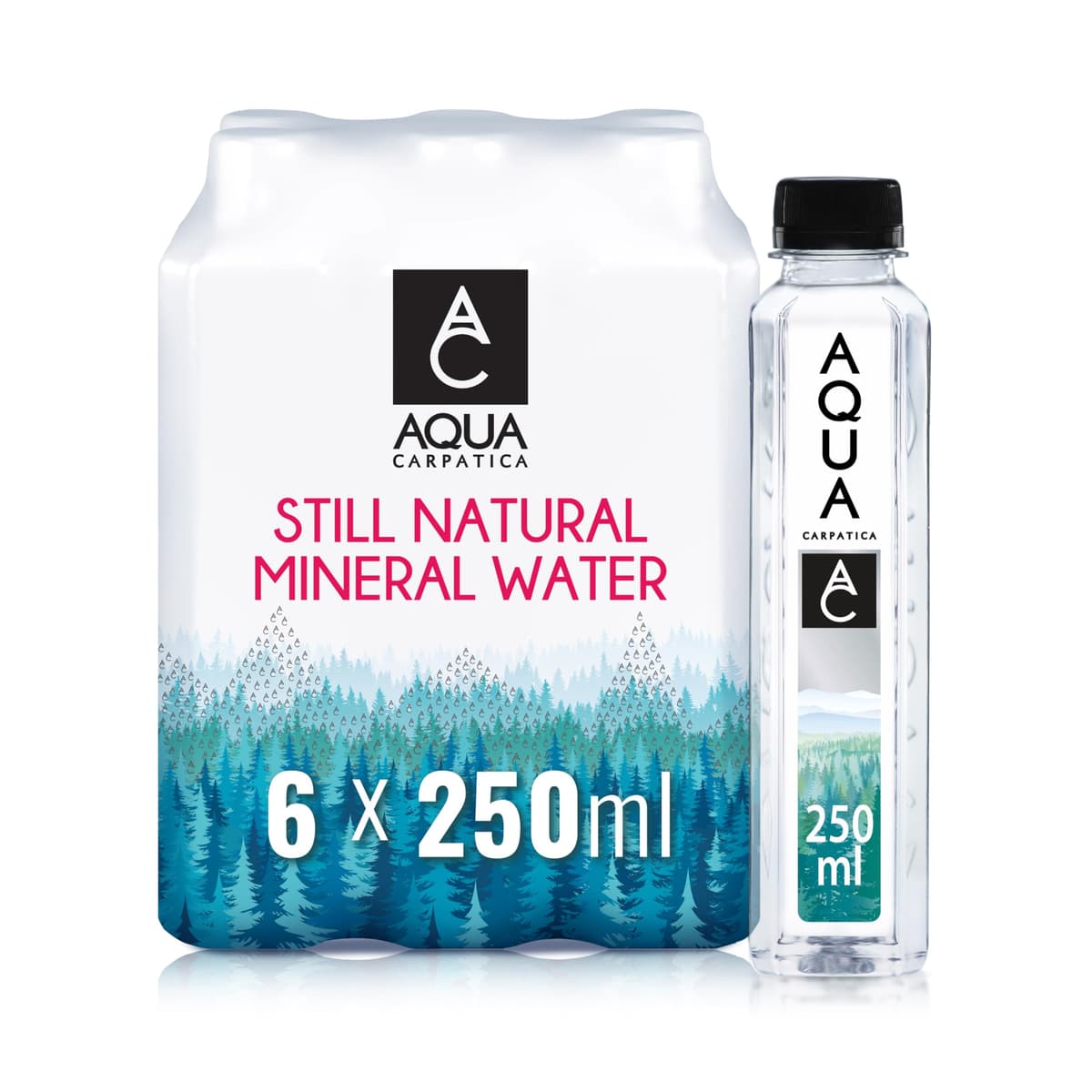 AQUA Carpatica Pure Natural Still Mineral Water, Virtually Nitrate Free, Low Sodium, Naturally Alkaline, Natural Electrolytes, Premium Multipack 100% Recyclable, 500 ml (Pack of 6) — view 13