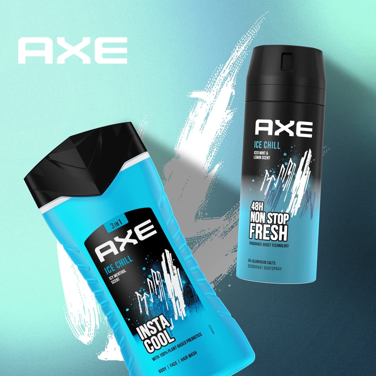 Axe Insta Cool Gel de Ducha para Hombre, Ice Chill, 250 ml — view 3