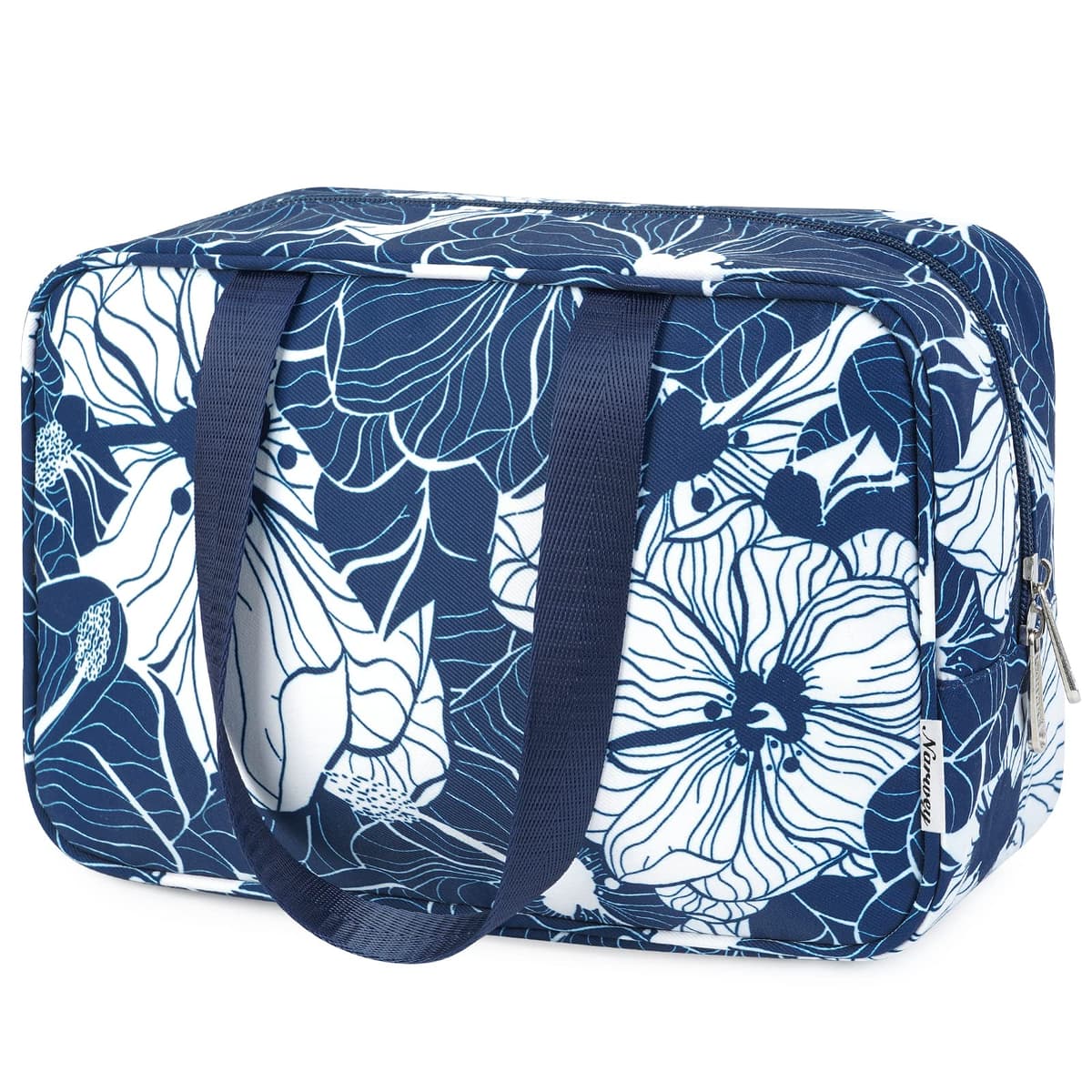 Narwey Toiletry Bag, Large Toiletry Bags for Women, Full Size Wash Bag Women, Large Makeup Bag with Handles, Portable Toiletries Bag for Travel, Make up Cosmetic Organizer for Essentials — view 12