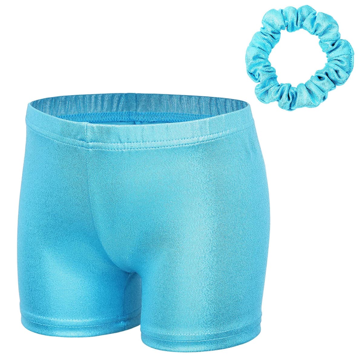 Leotardo deportivo de una pieza para niñas, color azul, cambia gradualmente, brillante, para danza, ballet, gimnasia, niñas pequeñas — view 2