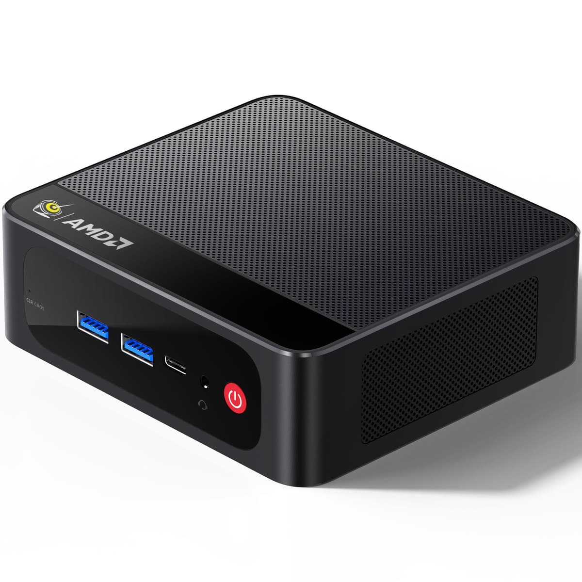 Beelink SEI Mini PC, AMD Ryzen 7 7735HS(up to 4.75GHz), 24GB LPDDR5 500GB PCIe x4, Radeon 680M Graphics Triple 4K Display, 2.5G LAN, Office Mini Desktop Computer