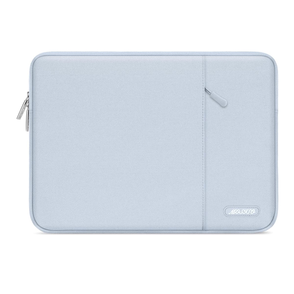 MOSISO Laptop Case 13.3 inch, 13-13.3 inch Laptop Sleeve Compatible with MacBook Air/Pro 13/Pro 14 M5 M4 M3 M2 M1, HP Dell ASUS Lenovo,Polyester Vertical Computer Sleeve Bag with Pocket, Gray — view 27