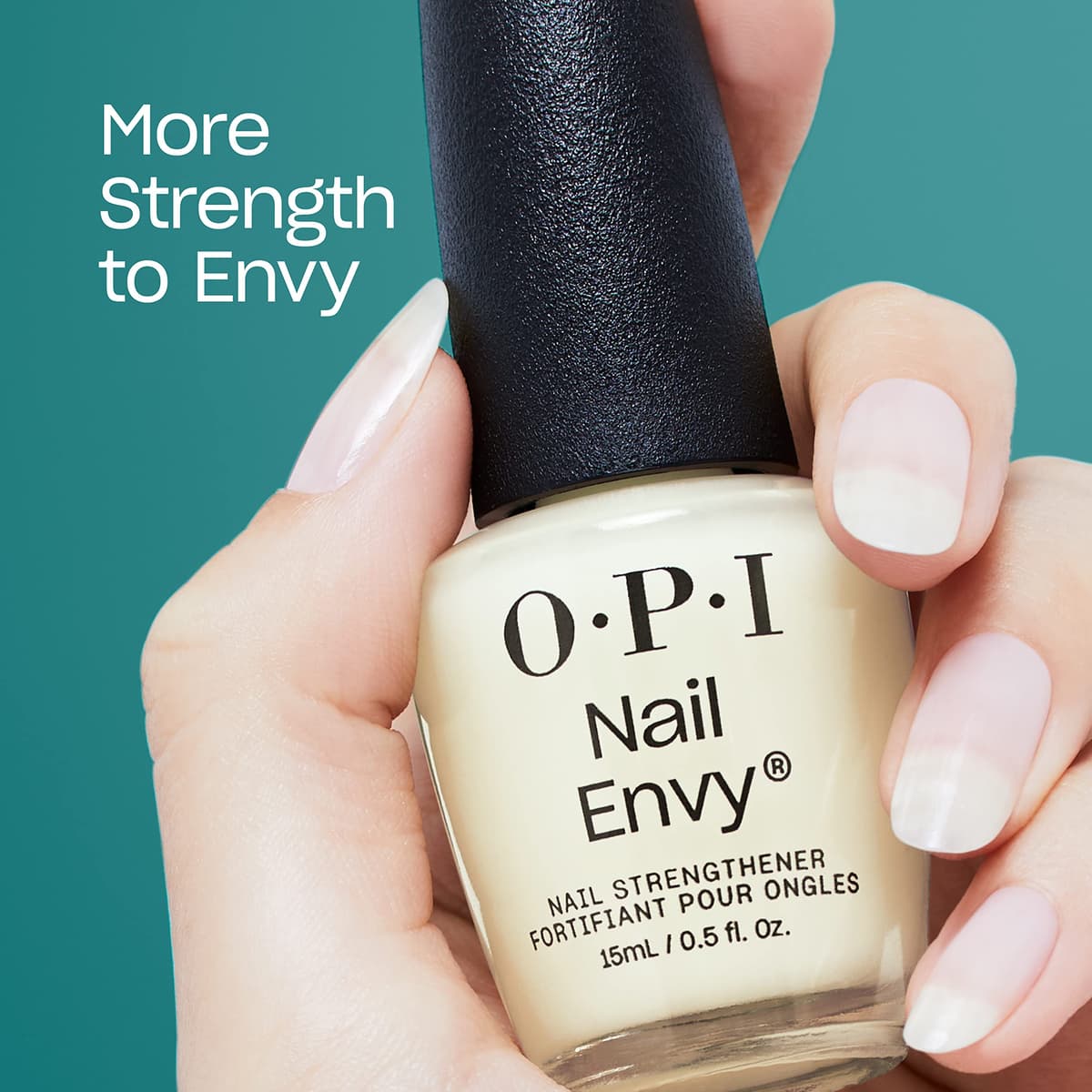 OPI Nail Envy Nail Strengthener, Clear & Opaque Crème Nail Polish Treatment with Vegan Formula to Strengthen Weak & Thin Nails (15ml) — view 7