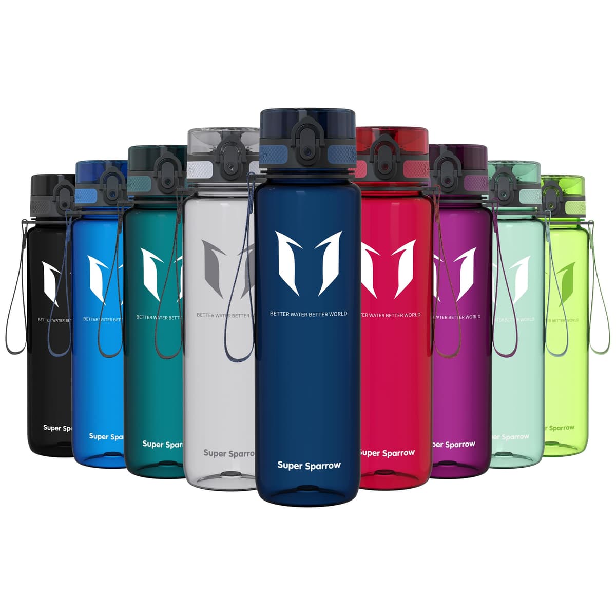Super Sparrow Botella de Agua Deportiva -350ml & 500ml & 750ml & 1000ml - Sin BPA — view 24
