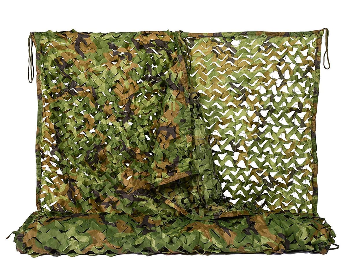NINAT Red de Camuflaje para la Caza Redes de Camuflaje Militar el Camuflaje Cubre Objetos Decorar Acampar y Dar Sombra 1x2M,2x3M,1.5x4M,2x5M,2x6M,2x8M,3x3M,3x6M,4x5M,4x6M,5x5M,6x6M — view 7