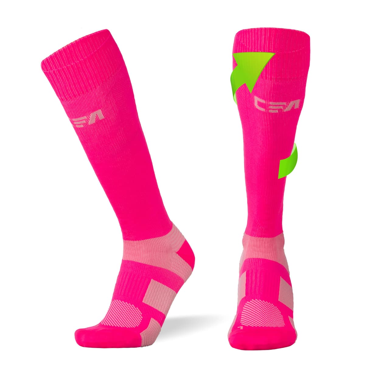 CFA V1 Calcetines Compresion Mujer y Hombre Graduada Antiampollas, Ideales Para El Deporte | Modelo Hasta La Rodilla | Soporte De Tobillo Y Arco | Diseño Danés | Fabricado En Portugal — view 11
