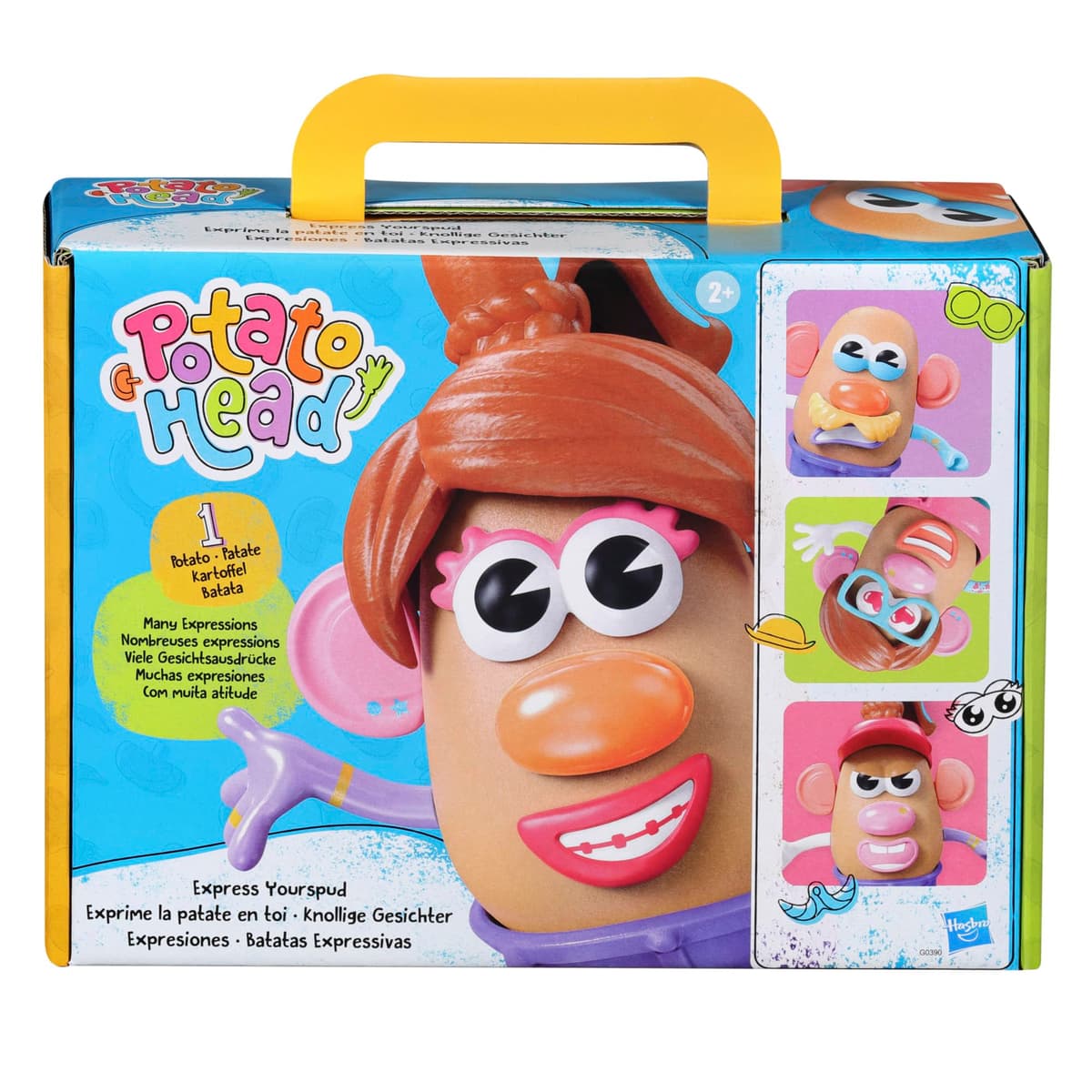 Hasbro Potato Head, Juguete para Niñas y Niños de 2 Años o Más, Muñeco Personalizable, 32 Accesorios, Boca, Ojos, Orejas y Manos, Juego para Fiestas, Amantes de Clásicos, Idea de Regalo