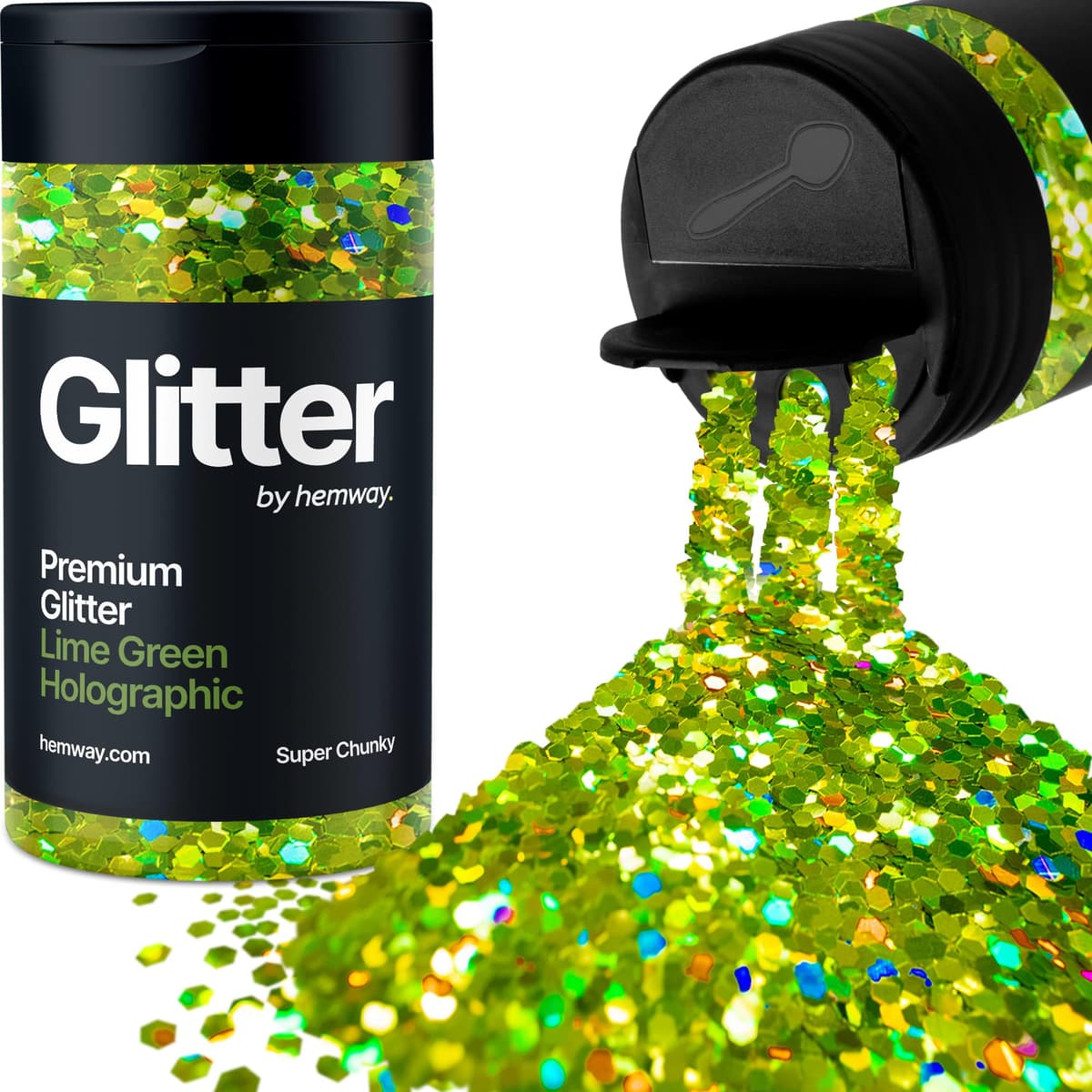 Light Rose Gold Glitter Shaker, 130g Ultrafine Glitter, Crafts 1/128" Metallic Flake Light Rose Gold Sequins, Resin & Epoxy Crafts, Decorating, Halloween, Christmas Nail, Face, Hemway — view 65