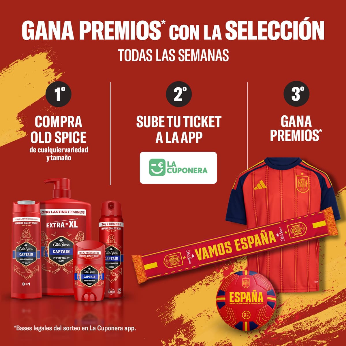 Old Spice Captain Desodorante En Barra Para Hombres 4x50 ml, Fresco 24 Horas, Todos Los Días Con Uso Diario, Perfume Duradero, Protección Contra El Mal Olor, 0% Sales De Aluminio — view 4