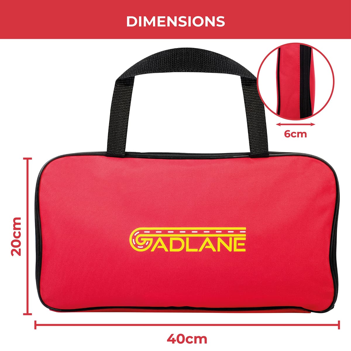 GADLANE European Driving Kit France - 8 PCS Europe Car Travel Kit - NF Approved Alcohol Breathalysers, Warning Triangle, UK S — view 5