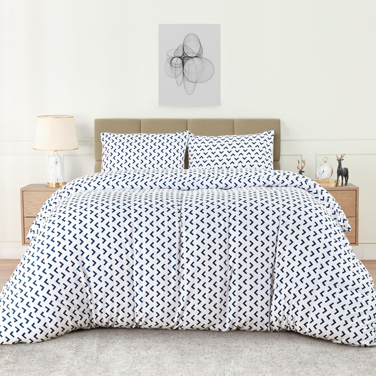 Utopia Bedding Duvet Cover Double - Soft Microfibre Polyester - Bedding Quilt Cover Set, with Pillow cases (Grey) — view 52