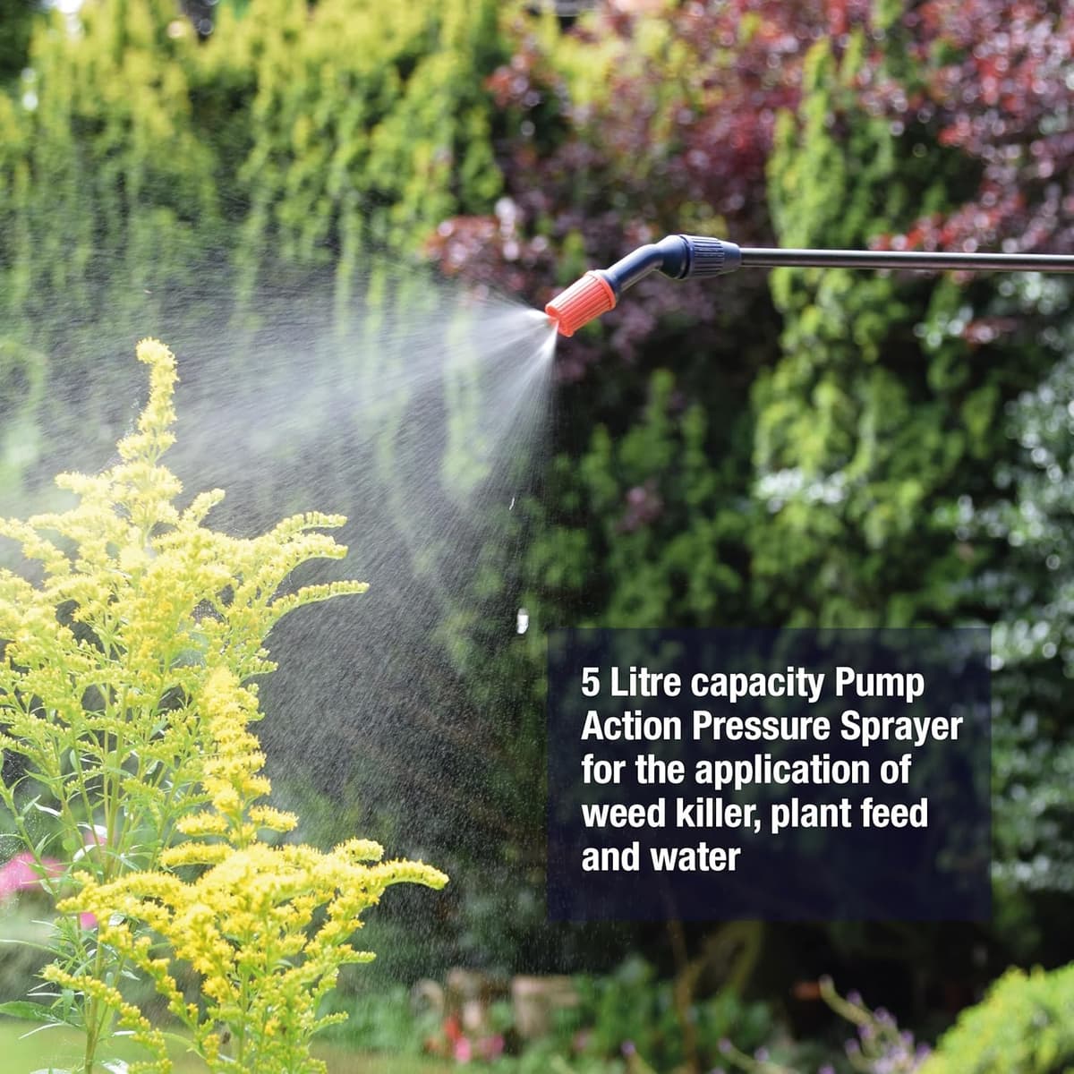 Spear & Jackson 5LPAPS 5 Litre Pump Action Pressure Sprayer — view 2