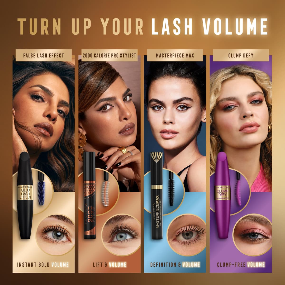 MAX FACTOR - False Lash Effect Mascara - Volumising Formula, Pro-Vitamin B5, Clump-Free, Flake-Free, Smudge-Proof - 01 Black - 13.1ml — view 5