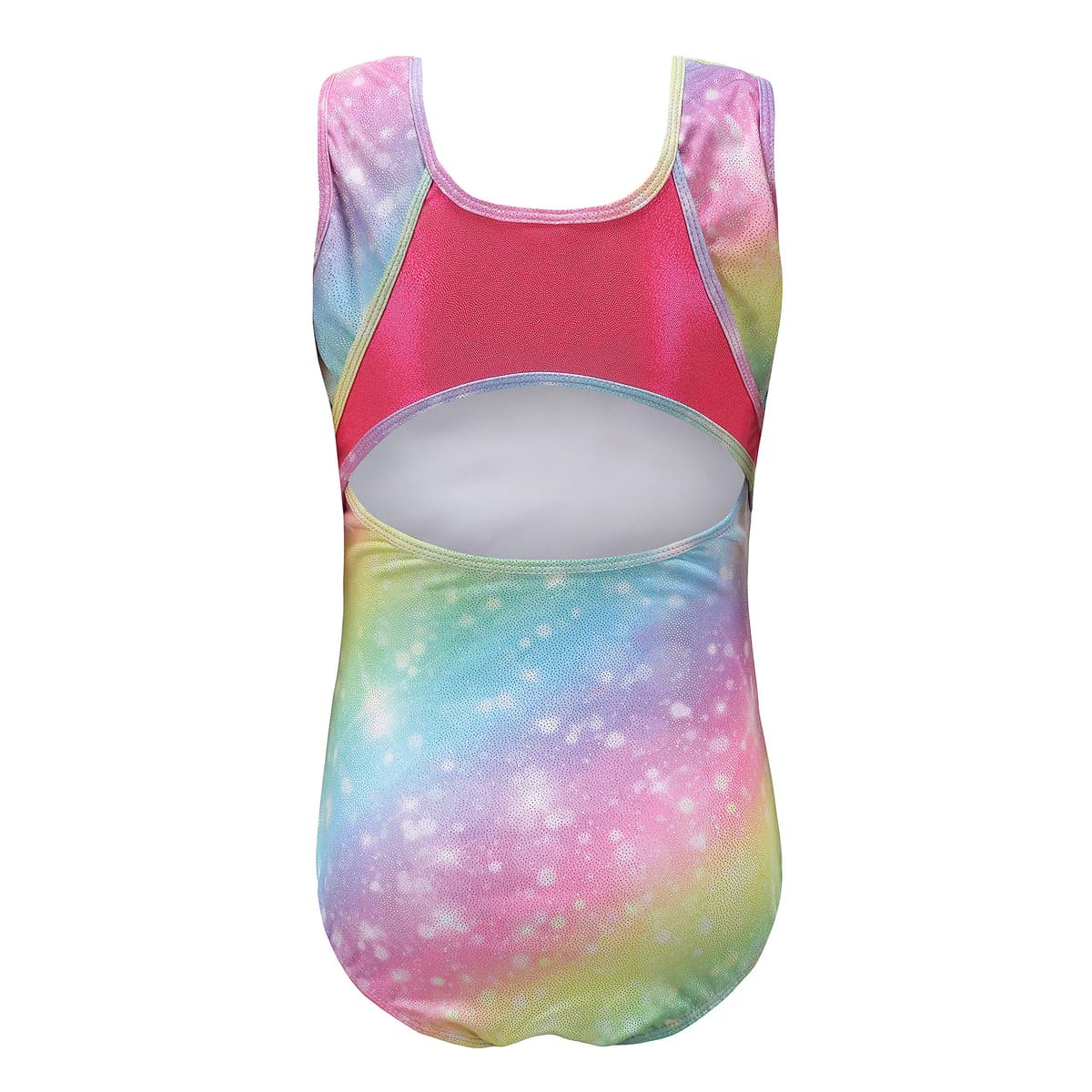 Sinoem Leotardos de gimnasia para niñas, manga larga, sin mangas, color degradado, brillante, para baile, ballet, gimnasia, atletismo, para niñas pequeñas — view 3