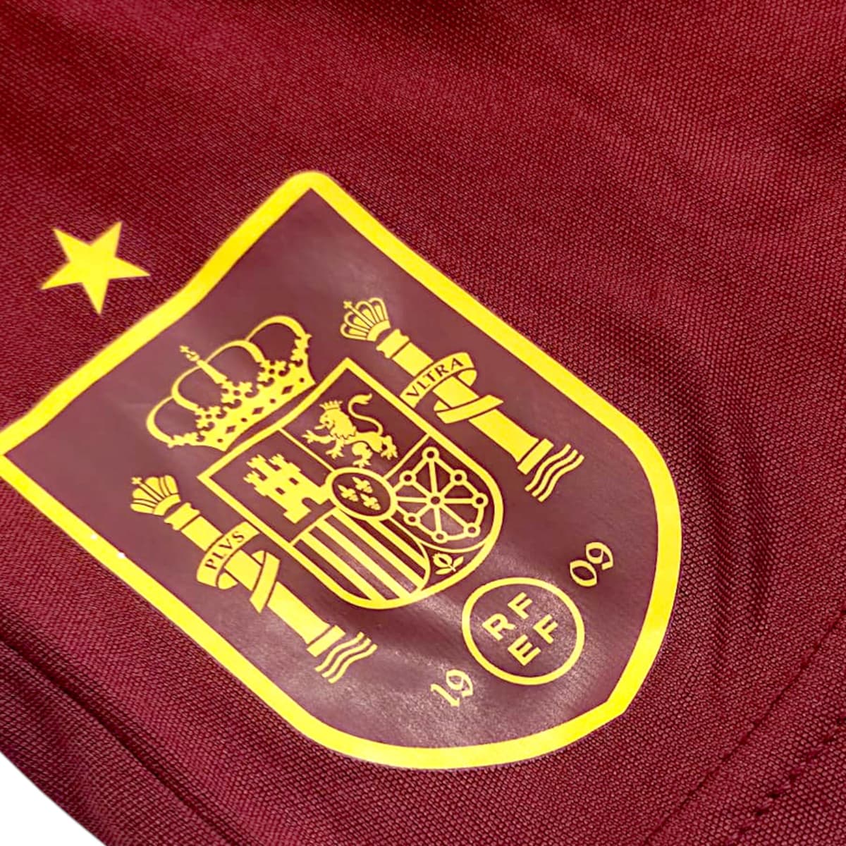 Camiseta España 2026-2028 | Pedri 20 Dorsal y Nombre | Color Blanco con Detalles Granate | Manga Corta | Diseño Futbol Aficionados | Tejido Transpirable Deportivo — view 5