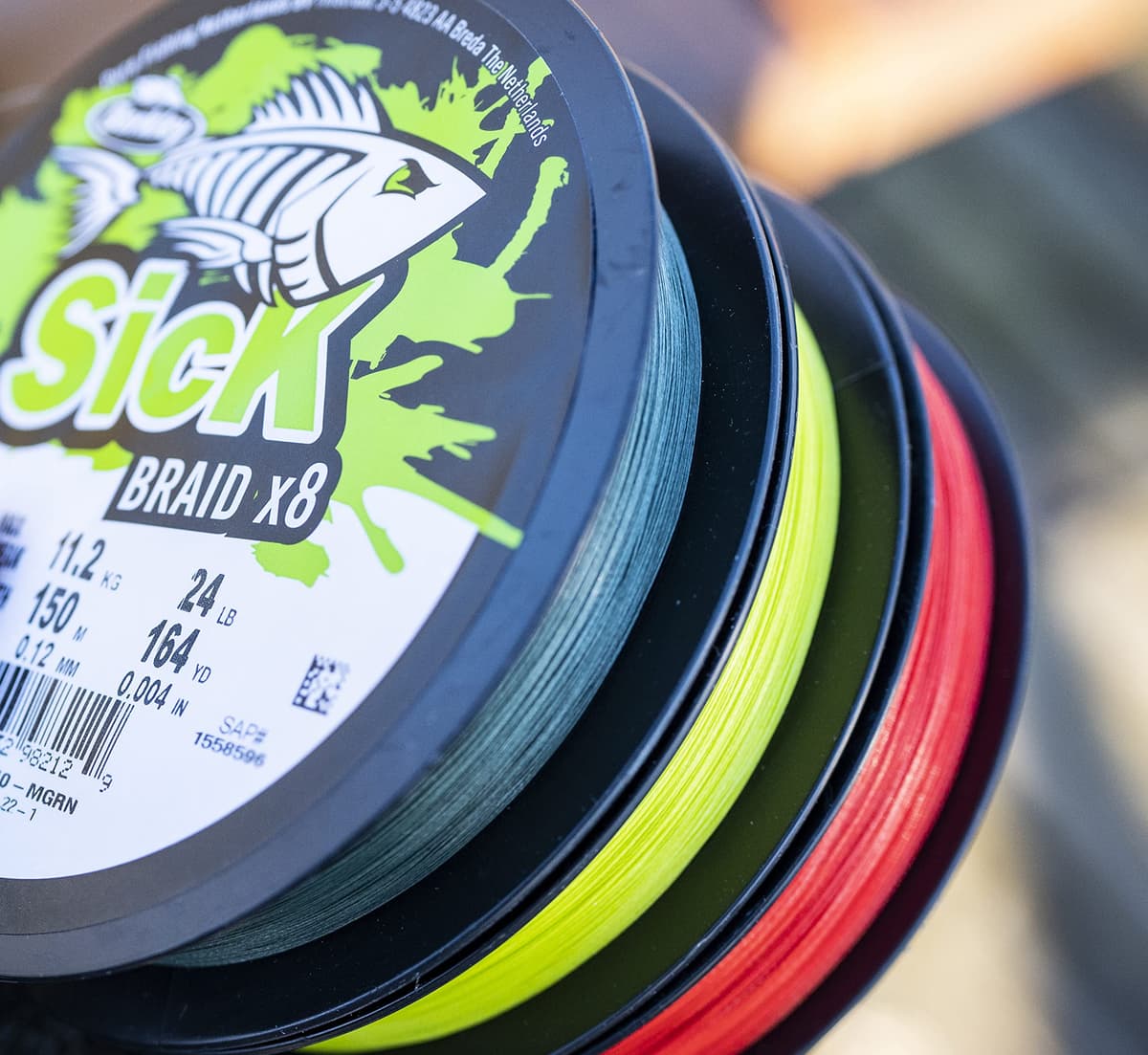 Berkley Sick Braid - Línea de pesca trenzada de 8 hebras, súper suave, 8 portadores, multifilamento, trenza de polietileno, líneas de pesca de depredador de 150/300 m para pesca en agua dulce y salada — view 8