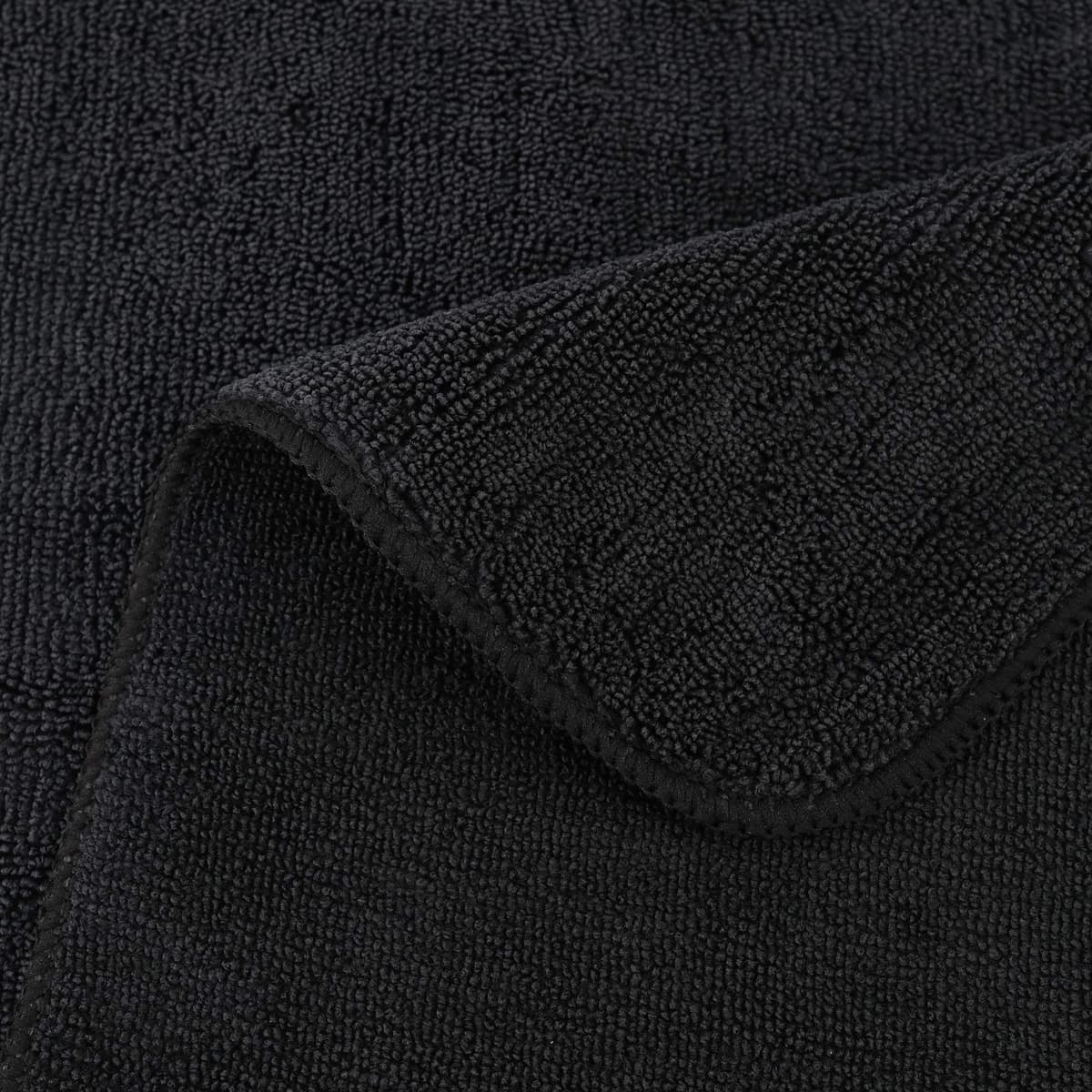 Polyte - Super Absorbent Microfiber Cleaning Cloth - Black - 40 x 40cm - Pack of 12 — view 4