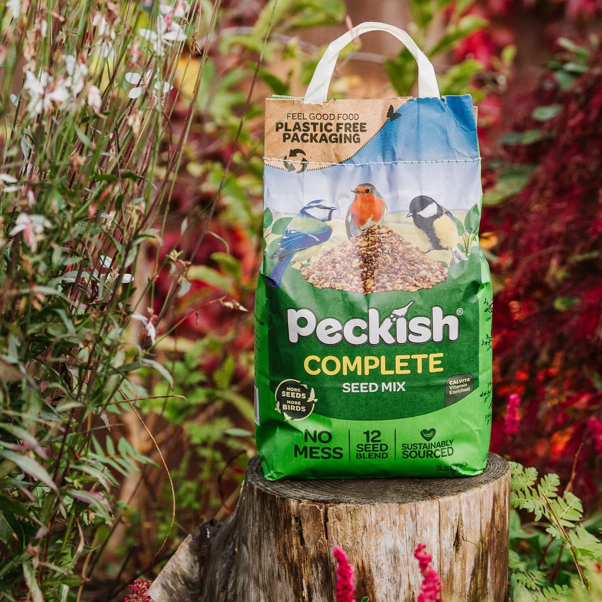 Peckish 60051333 Complete Seed and Nut Mix for Wild Birds, Green,3.5kg — view 4