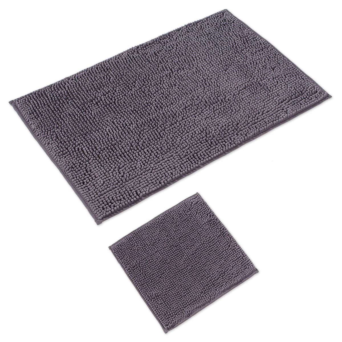WohnDirect Alfombra Baño Gris 45x45cm • Alfombrilla baño Antideslizante y Lavable • Cómoda Y Súper Absorbente — view 80