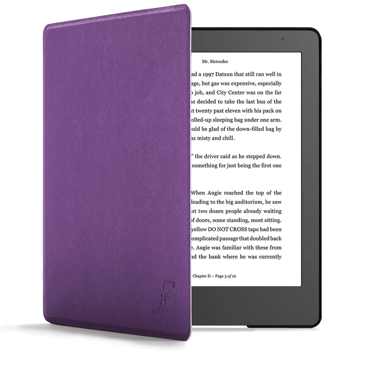 Forefront Cases Funda para Kobo Aura Edition 2 (Modelo: N236, 2016) - Delgado, Ligera y Protectora Funda para Kobo Aura Edition 2 (6") - Smart Auto Sueño Estela Función (Carcasa) - Negro — view 21
