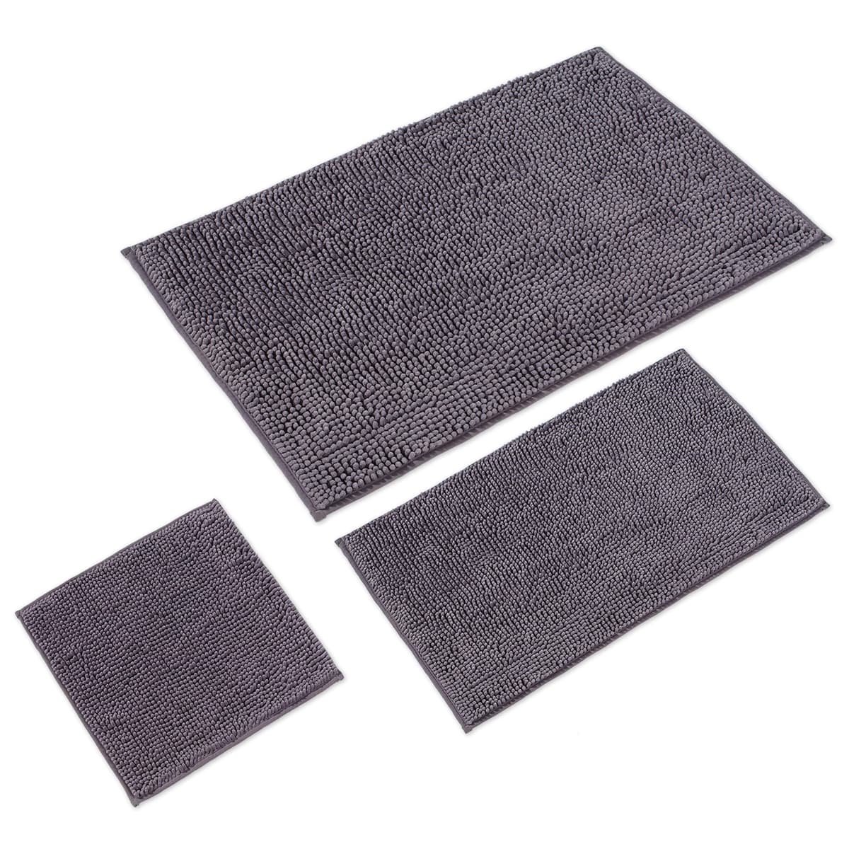 WohnDirect Alfombra Baño Gris 45x45cm • Alfombrilla baño Antideslizante y Lavable • Cómoda Y Súper Absorbente — view 71