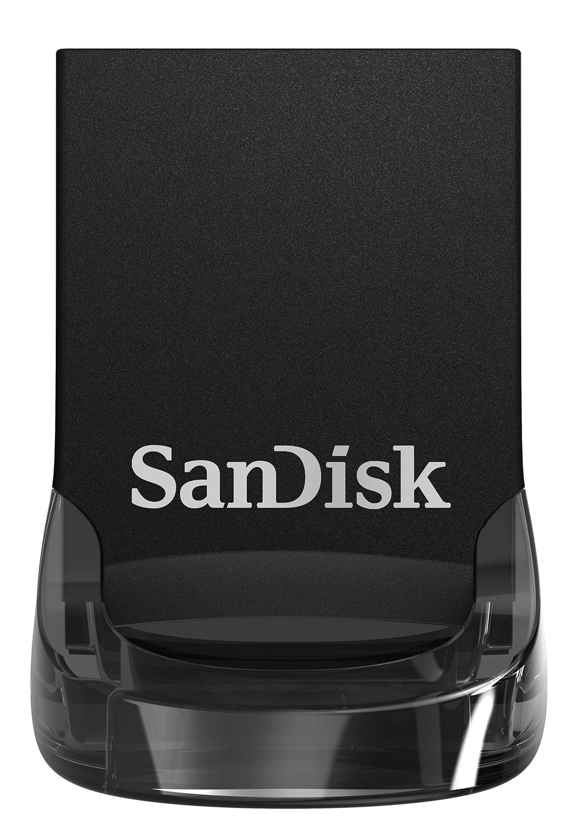SANDISK Ultra Fit USB Type-A Flash Drive 128GB (USB 3.2 memory Stick up to 400MB/s read speeds, for Laptops and Gaming Consoles, Plug-and-Stay, RescuePRO Data Recovery Software) Black