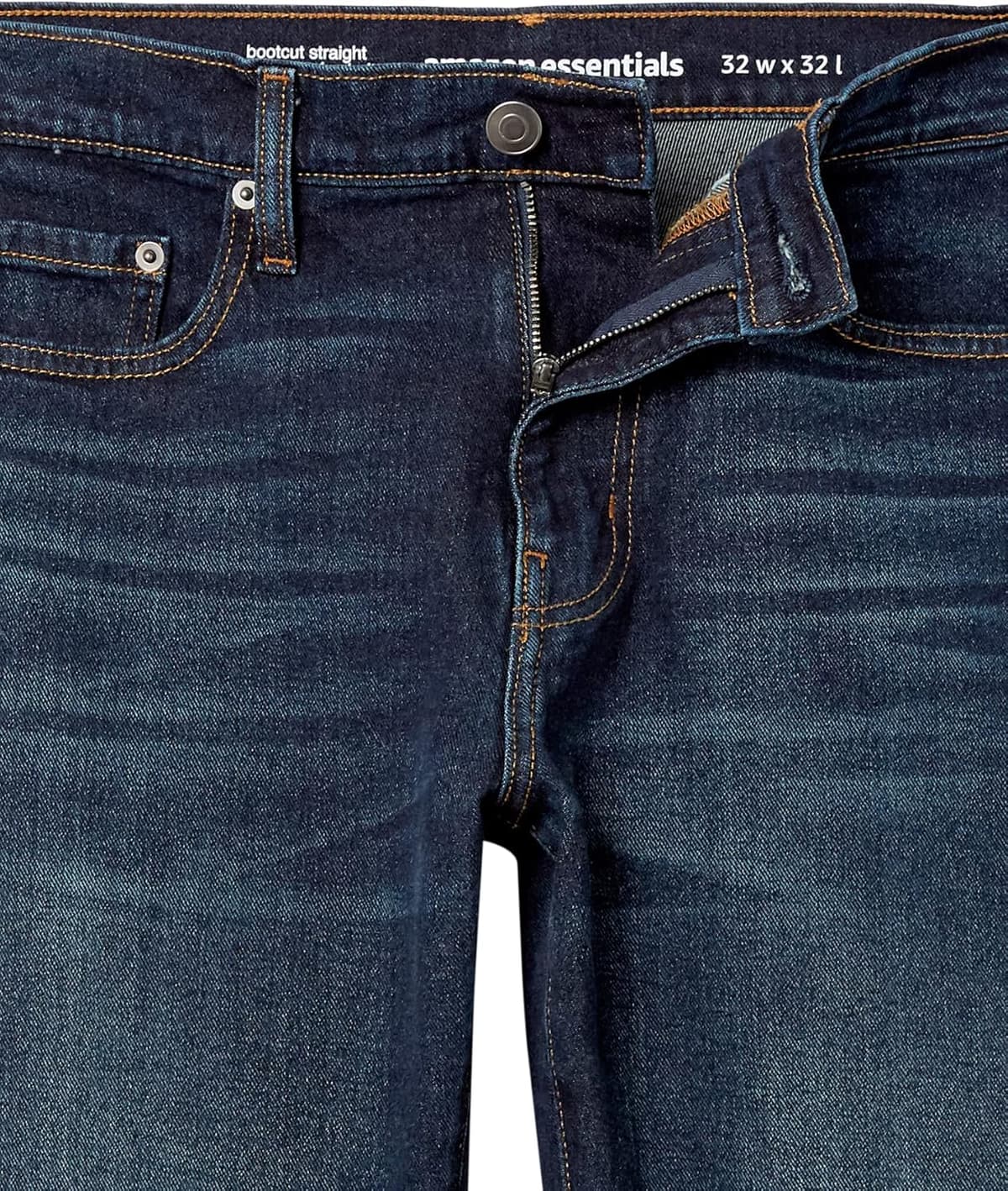 Amazon Essentials Men's Straight-Fit Bootcut Jeans - Discontinued Colours 33W / 30L Dark Wash — view 5