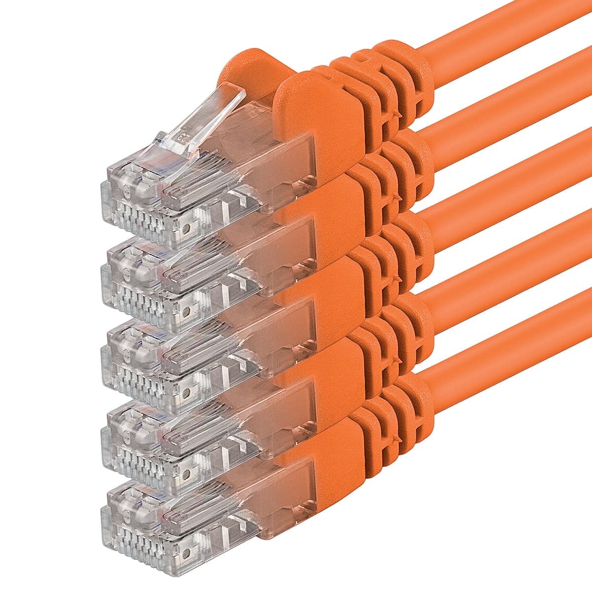 1aTTack.de 0.25m - black - 10 pieces - (PACK) - CAT.6 CAT6 Ethernet LAN network cable 1000 Mbit/s patch cable — view 138