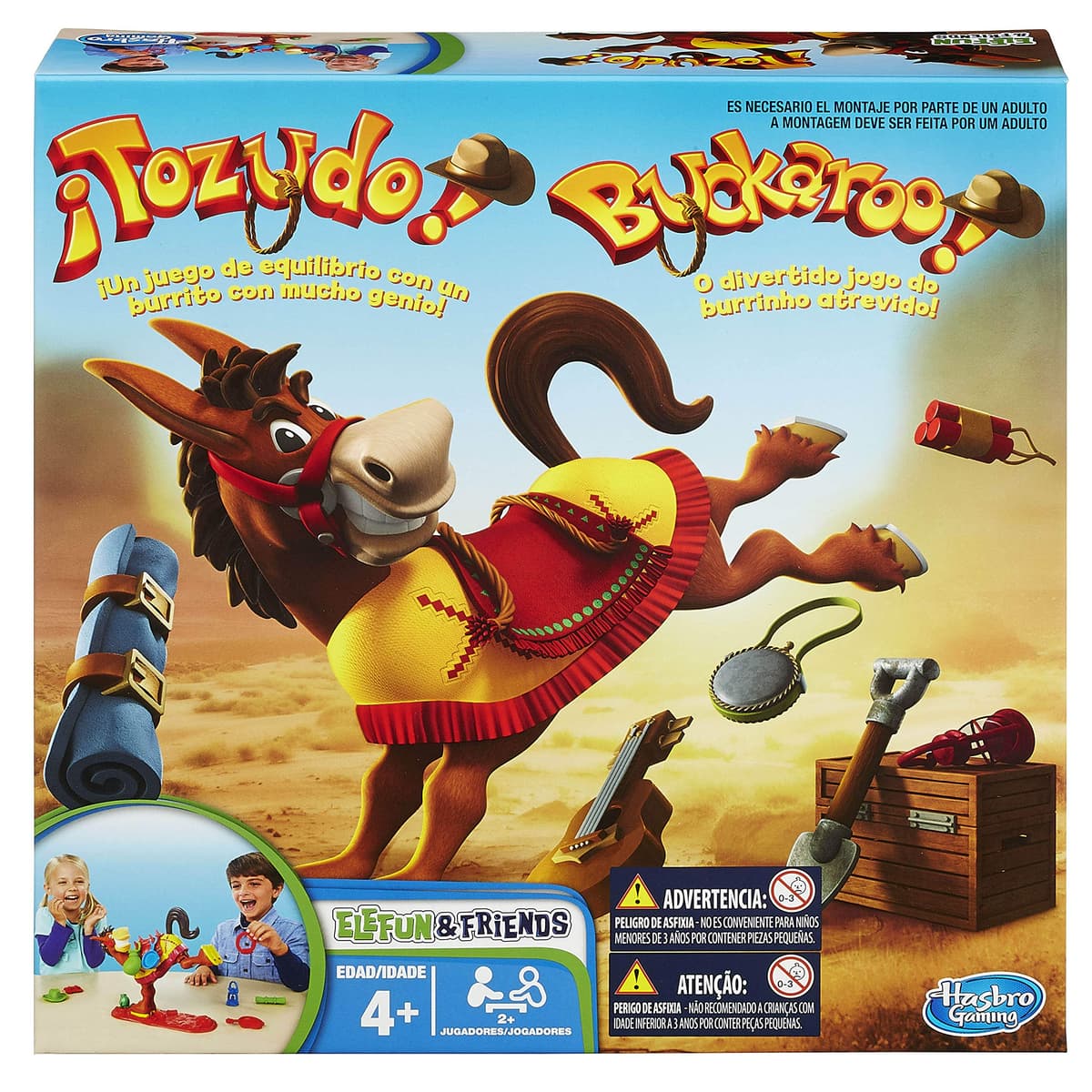 Hasbro Gaming Tozudo! Game - Balance Games with a Burrito with Much Genius - Family Board Game 2-4 Players - Over 4 Years — view 2