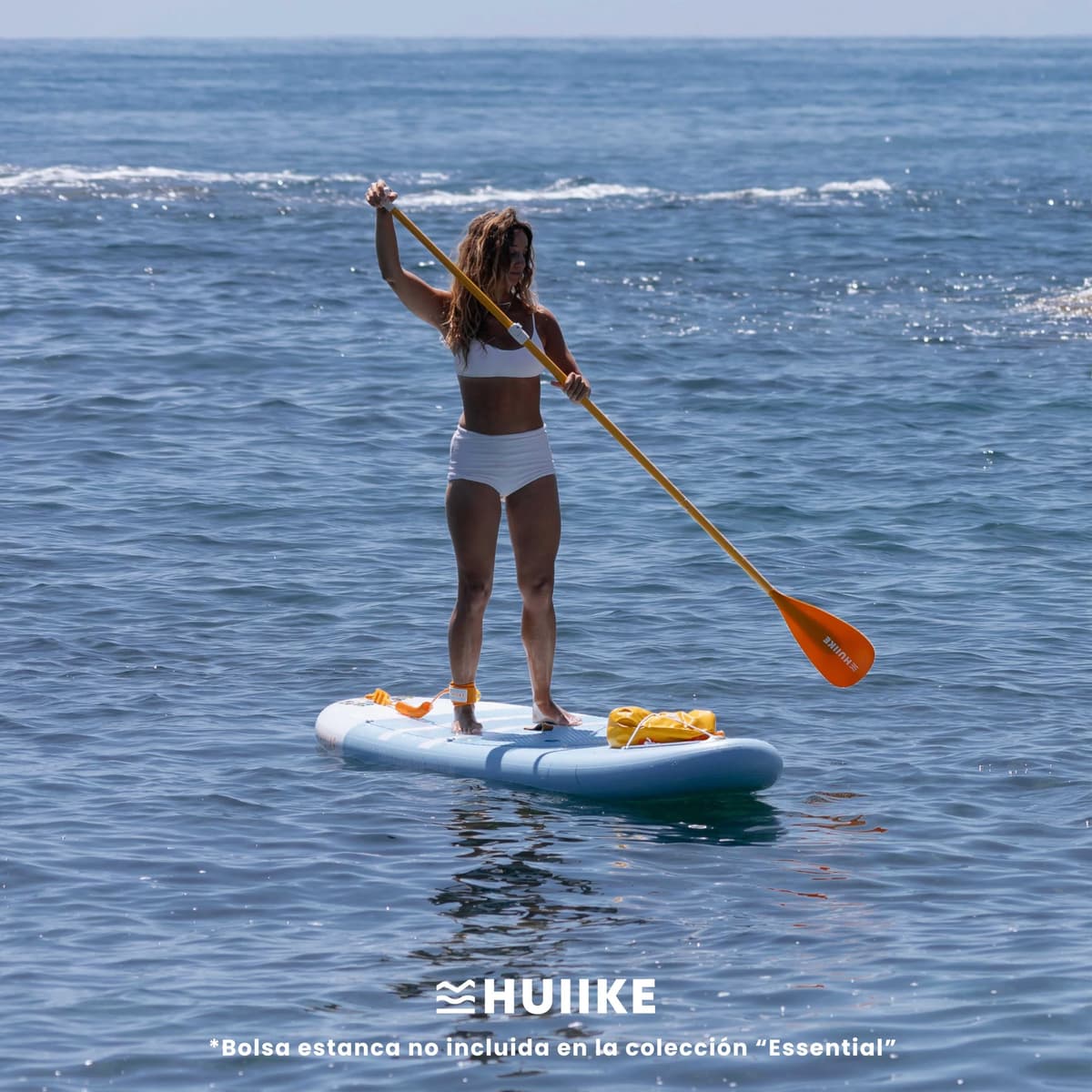 HUIIKE Tabla Paddle Surf Hinchable con Accesorios Incluidos, Remo, Quillas, Inflador. Stand Up Paddle Board Gran Estabilidad y Resistencia. 305 x 84 x 15 cm, Soporta hasta 130 kg — view 9