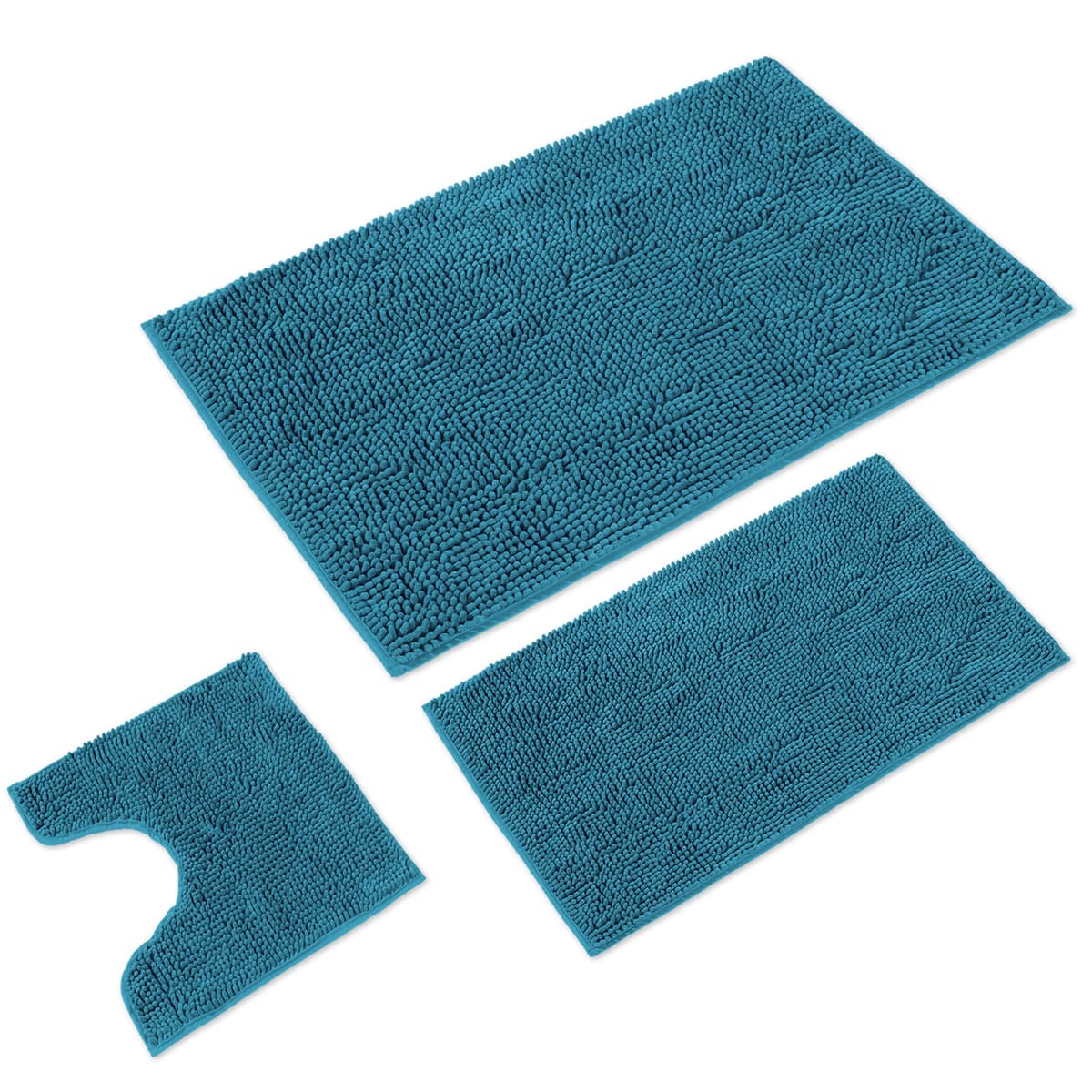 WohnDirect Alfombra Baño Gris 45x45cm • Alfombrilla baño Antideslizante y Lavable • Cómoda Y Súper Absorbente — view 96