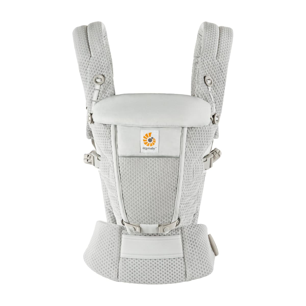Ergobaby Mochila portabebé Adapt para recién nacidos desde el nacimiento, portabebé ergonómico de malla SoftFlex de 3 posiciones para transportar en el abdomen y en la espalda, Slate Blue — view 8