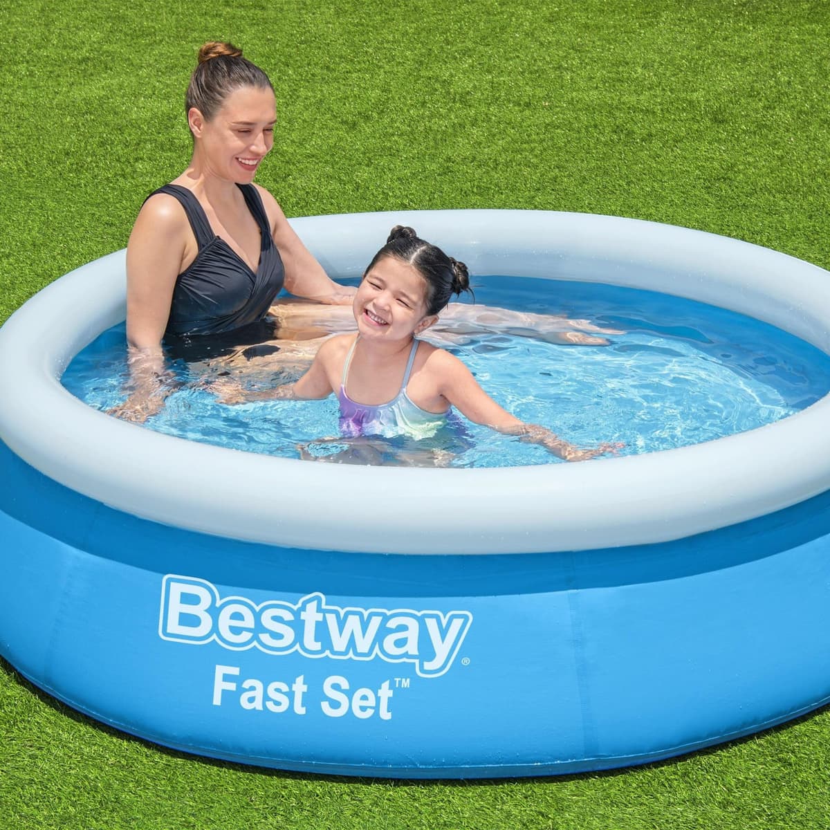 Bestway 6ft x 20in Blue Round Fast Set Inflatable Above Ground Pool — view 3