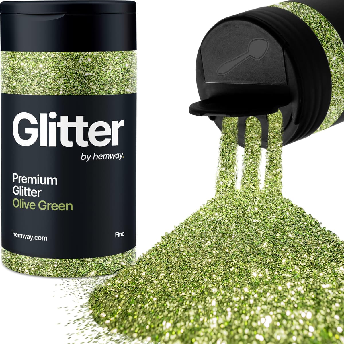 Light Rose Gold Glitter Shaker, 130g Ultrafine Glitter, Crafts 1/128" Metallic Flake Light Rose Gold Sequins, Resin & Epoxy Crafts, Decorating, Halloween, Christmas Nail, Face, Hemway — view 263